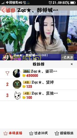 Zqc★、醉倾城灬主播照片