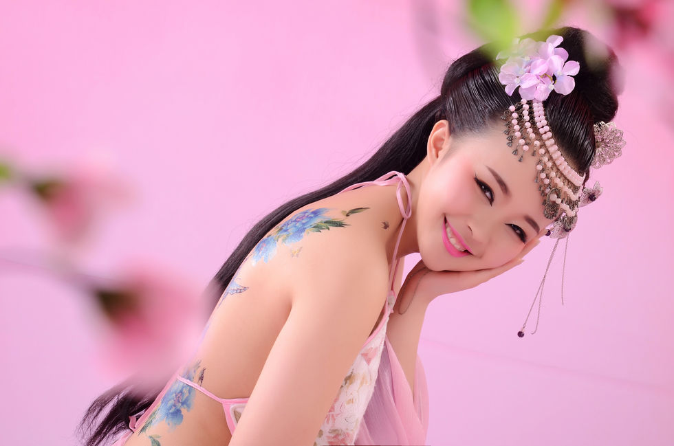 风中的风铃的图片