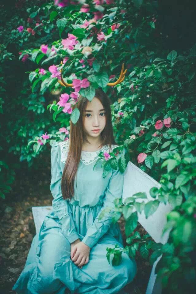 桂林花海景区的主播照片