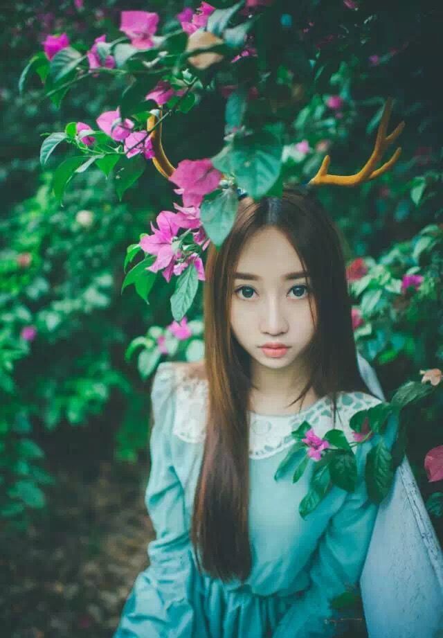 桂林花海景区的主播照片