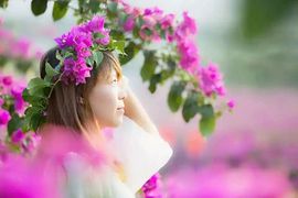 桂林花海主播照片