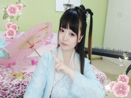 古风胭脂求陪伴主播照片