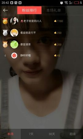 甜城♬川妹儿主播照片