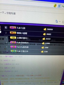 九小九，主播照片