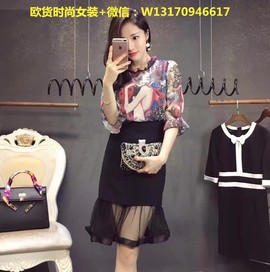 欧货时尚女装主播照片