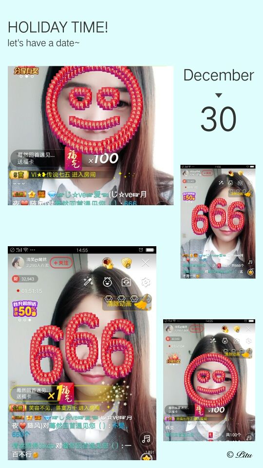 浅笑“@嫣然主播照片