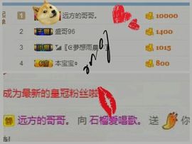 石榴爱唱歌。主播照片