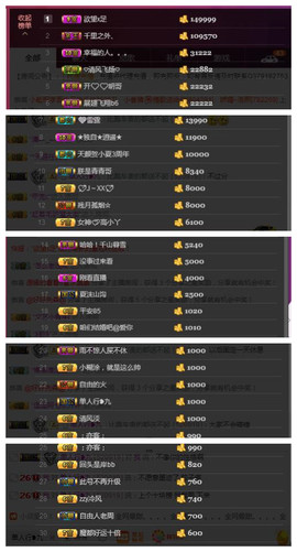 九小九，主播照片