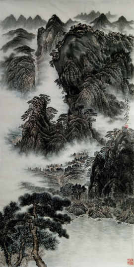 甲景书画苑主播照片