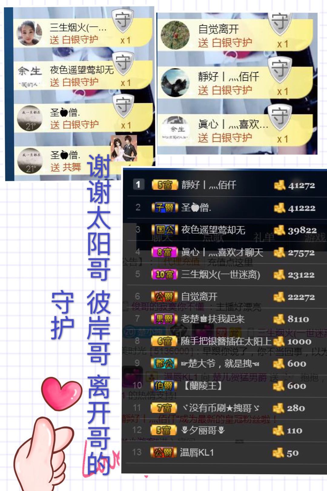 哇塞！楚儿的主播照片