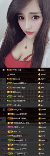 Sevenღ你七七呀主播照片
