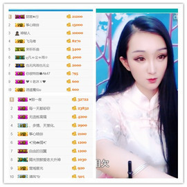 李沐汐古筝主播照片