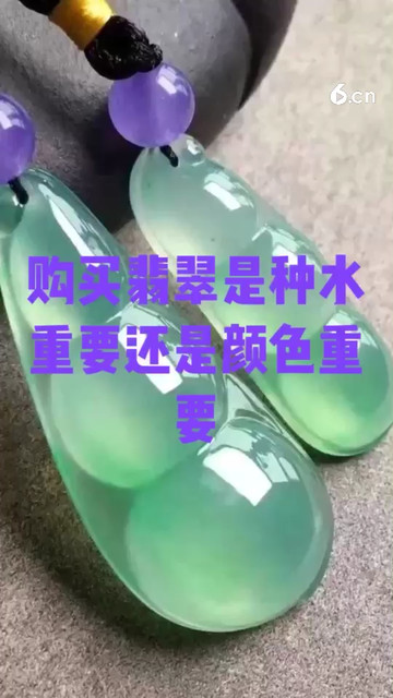购买翡翠是种水重要还是颜色重要