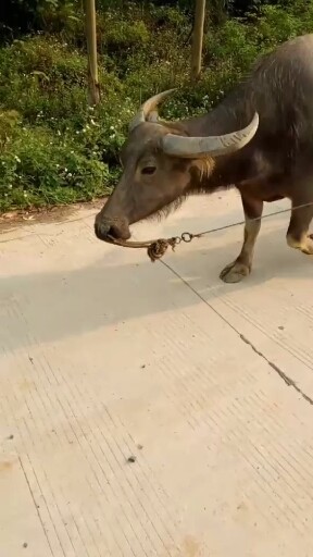 暮归。。。看看水牛🐮