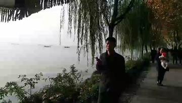 西湖边上