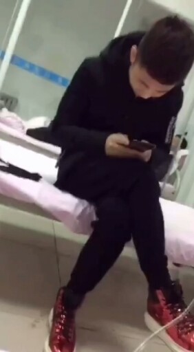 在医院打孕妇营养液老弟陪我