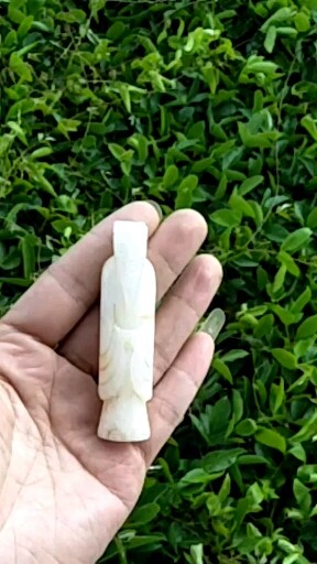 汉代辟邪三宝之一:玉翁仲。