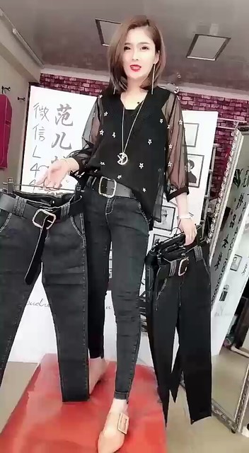 穿上非常好看弹力好