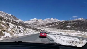 西藏冬季雪景