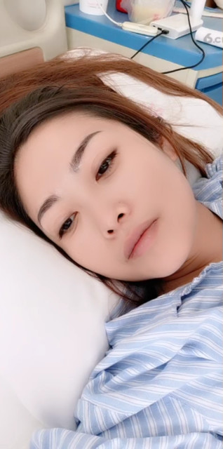 打点滴打的都肿了，