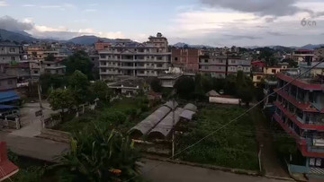 尼泊尔城里住缩