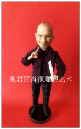 魏君丽雕像艺术主播照片