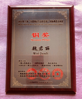 魏君丽雕像艺术主播照片