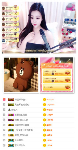 小贝贝ღ6080主播照片