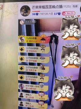 芒果果榴莲莲休息主播照片