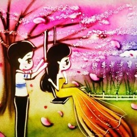 筷子沙画暖房宝贝主播照片