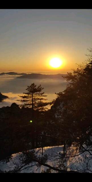 黄山日出