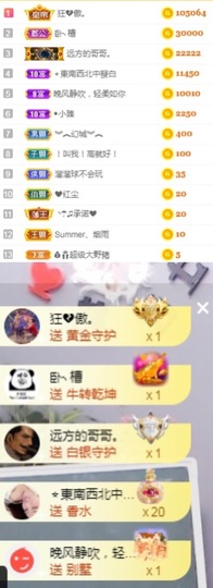 王小丁、主播照片