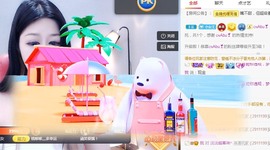 蓝小莓小朋友主播照片