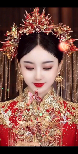 结婚时没穿过婚纱   今天终于