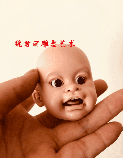 魏君丽雕像艺术的主播照片