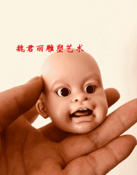 魏君丽雕像艺术主播照片
