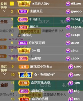 䒕麻花6月好运主播照片