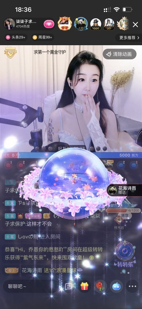 小柒仙女求保护的主播照片