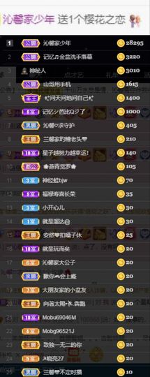 沁馨ღ求百元榜主播照片