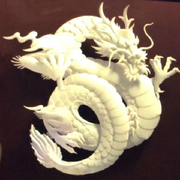 龍在蓝天