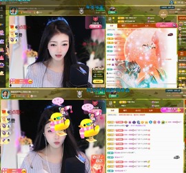 微晨美女主播照片
