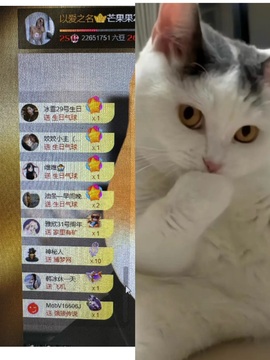 芒果果榴莲贺老大升级主播照片
