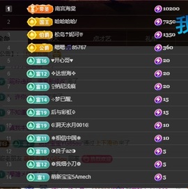 晴丫！求个百元榜主播照片