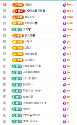 聆听恭贺北哥荣升帝圣主播照片