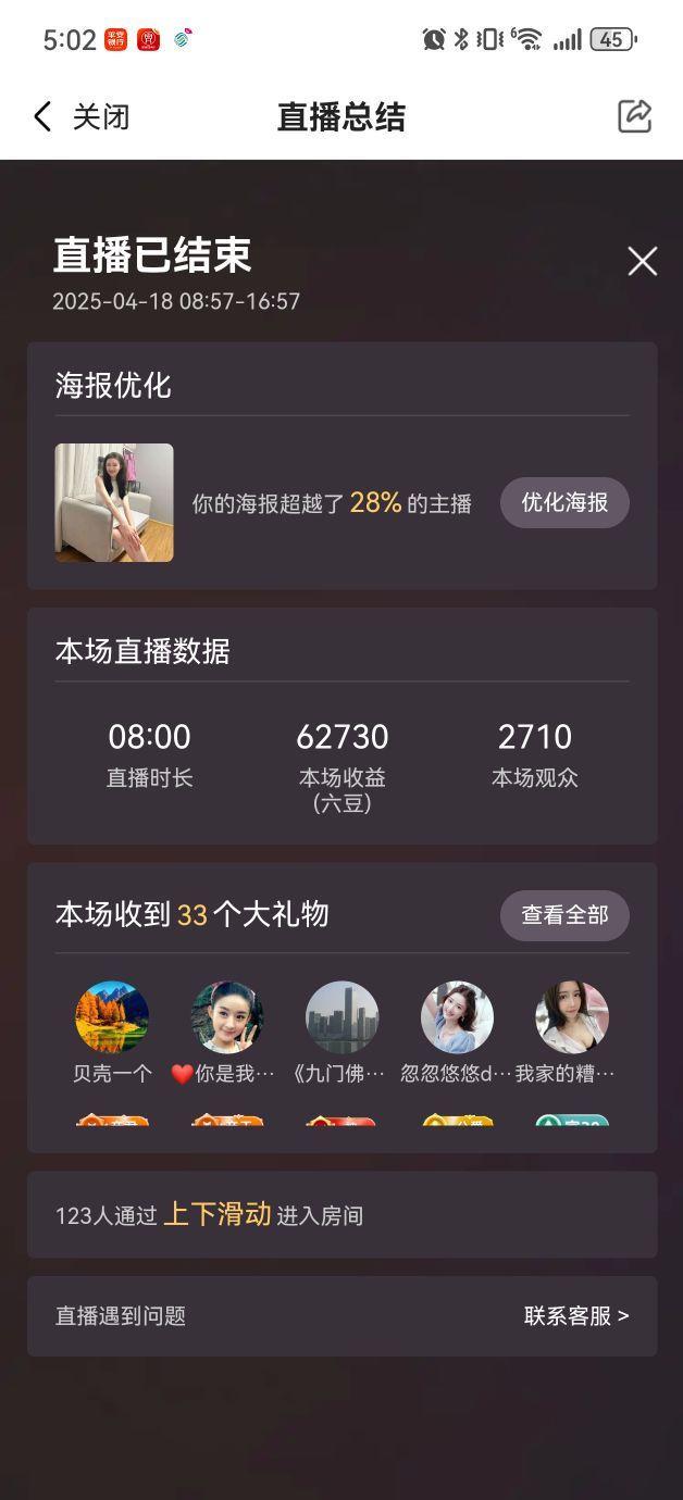 張張美人求升級主播圖片