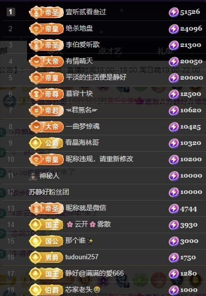 嘉瀚蘇靜好今晚七點播主播圖片