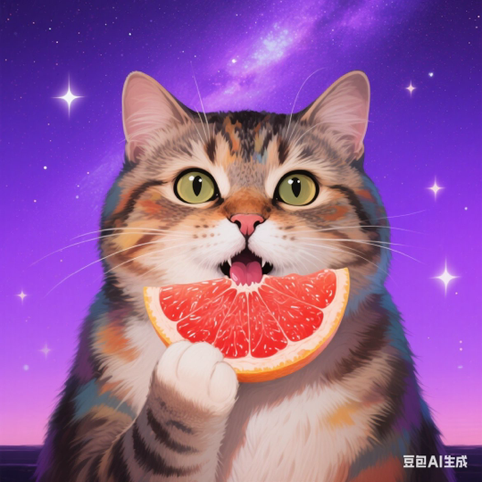 吃柚子长大的猫海报