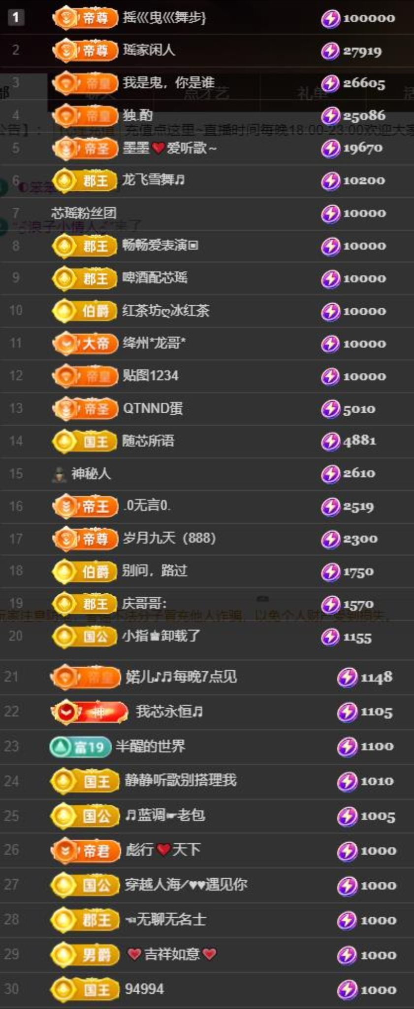 芯瑶❤️爱唱歌～主播图片