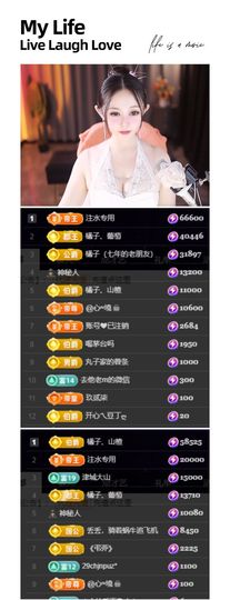 橘子、汽水主播照片