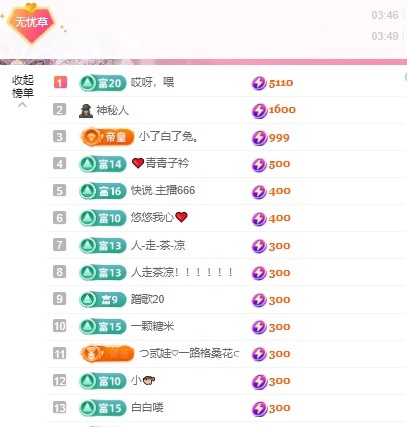 無憂??主播圖片